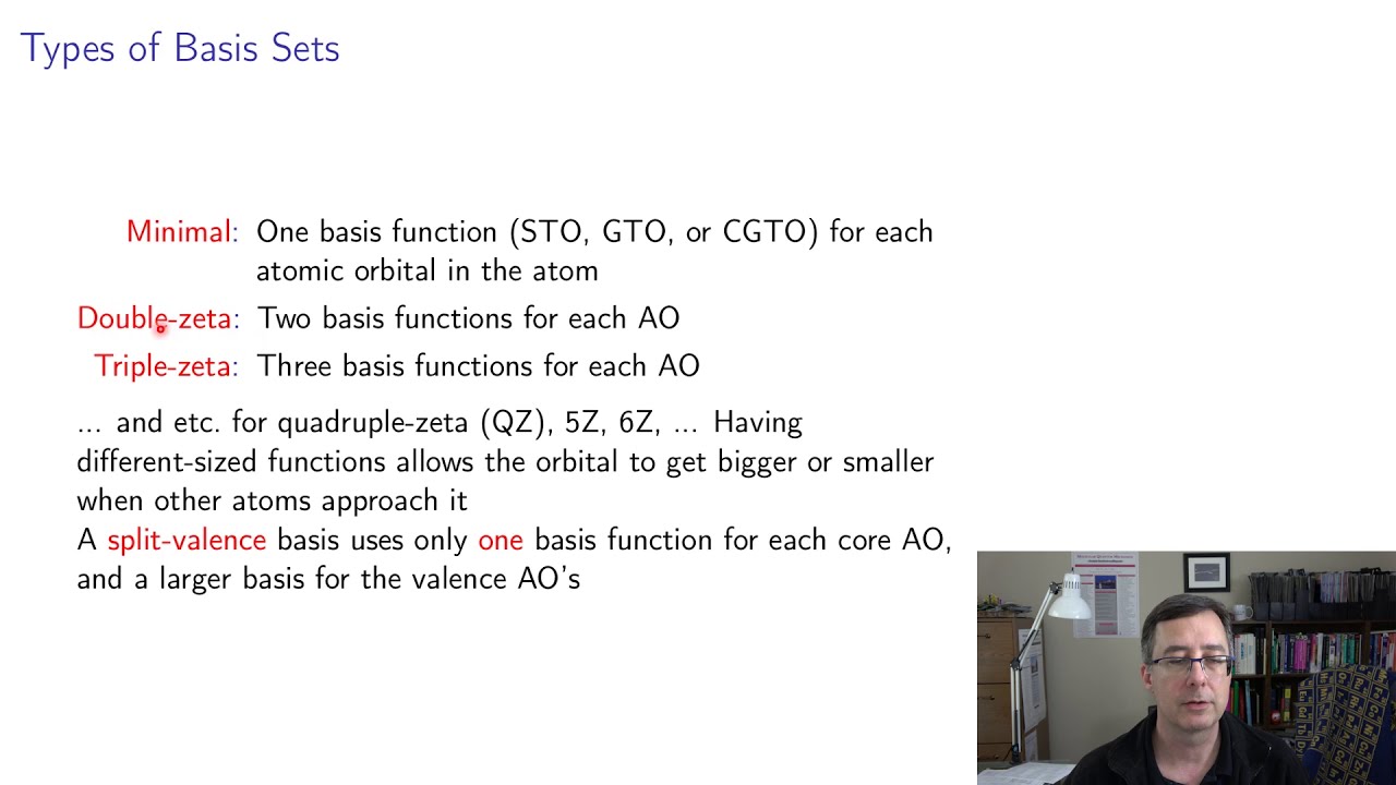 Basis Sets part 1