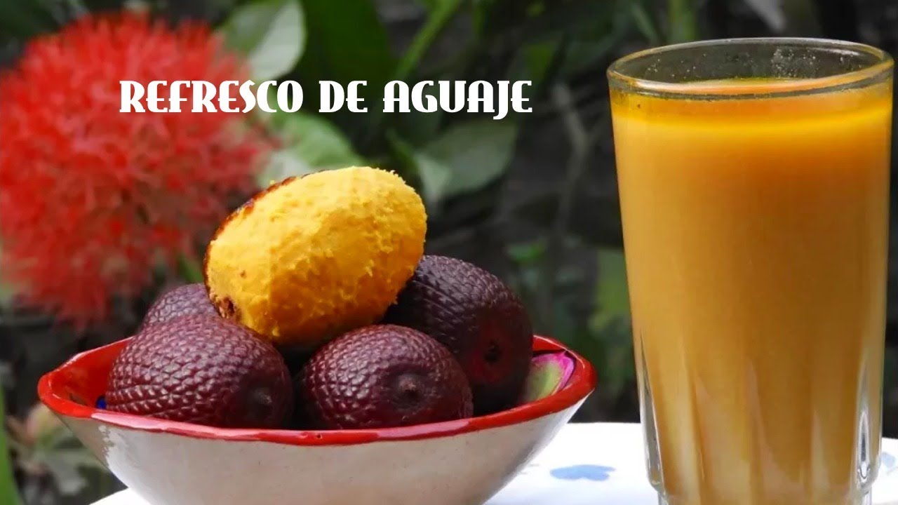 Refresco de AGUAJE - AGUAJINA fruto ex&oacute;tico de la Amazon&iacute;a Peruana