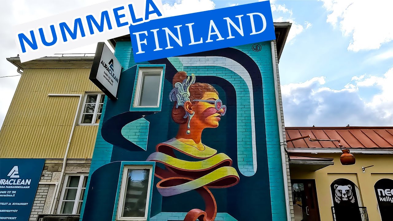 Walking in Nummela, Finland