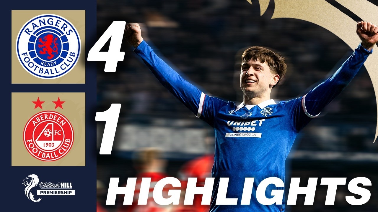 Rangers 4-1 Aberdeen | HIGHLIGHTS | William Hill Premiership
