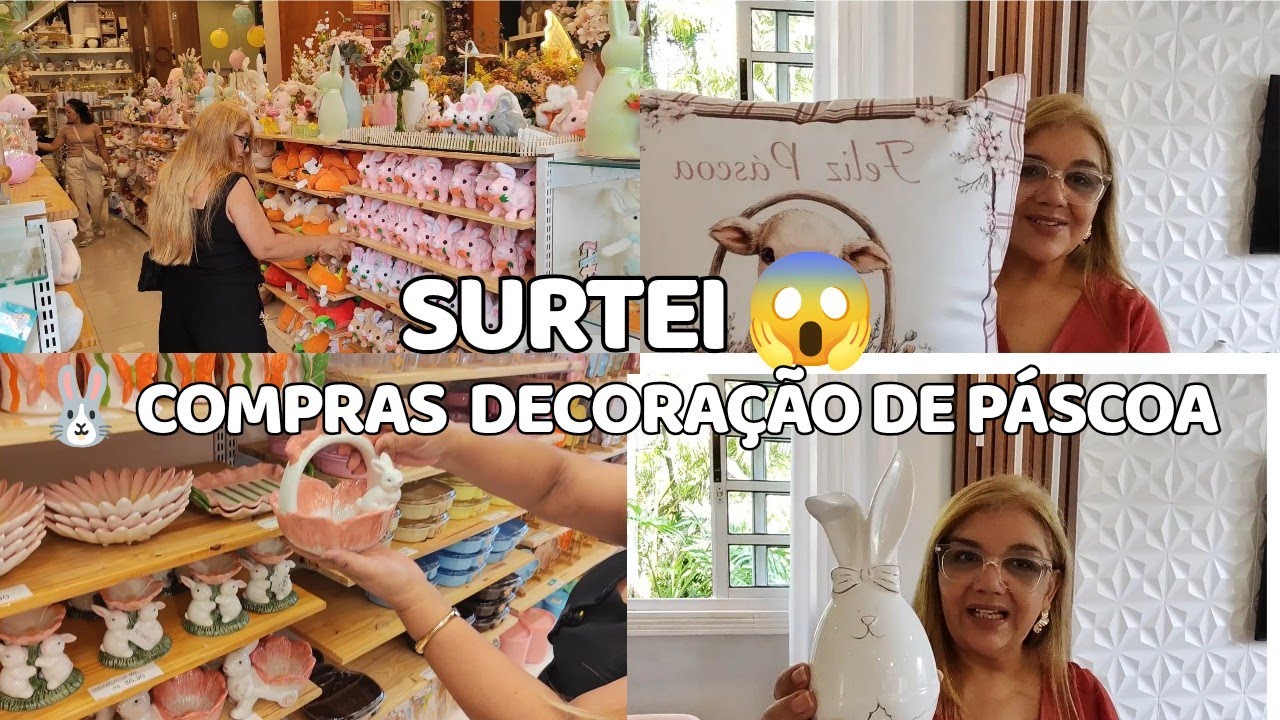 SURTEI NA RIZZO 🤭💸 Compras Decoração de Páscoa 2026