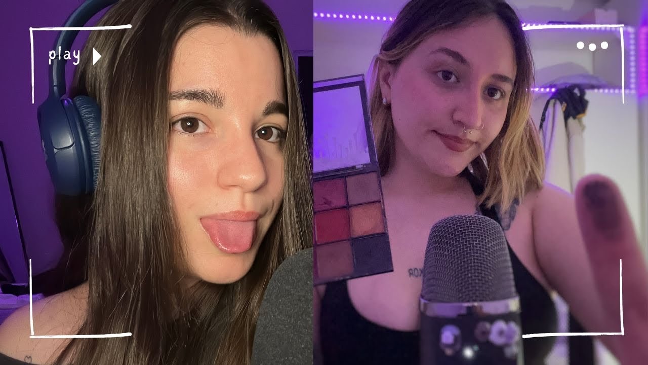 ASMR mouth sounds, besitos, spit painting y teeth tapping con Lucia Rossi ASMR