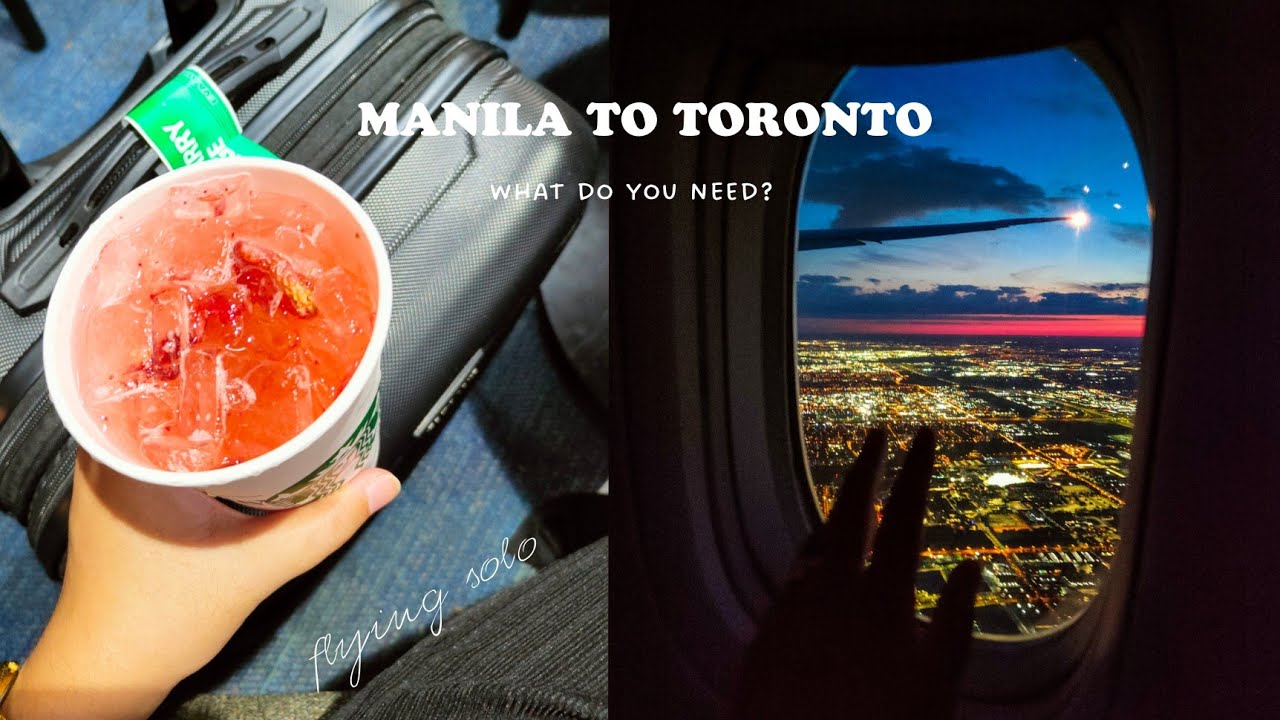 Flying solo, Manila to Toronto Canada | Monique Bond