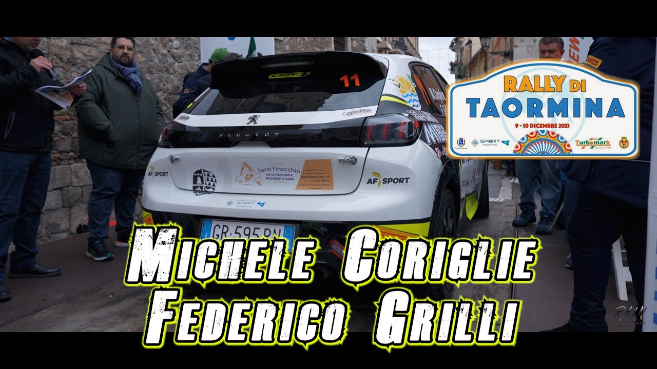 Rally di Taormina 2023 - Michele Coriglie/Federico Grilli (Peugeot 208 GT)