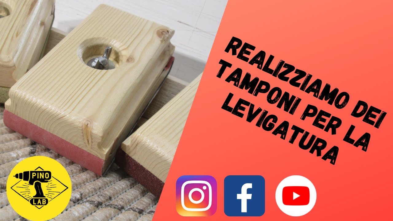 Realizziamo dei tamponi per la levigatura