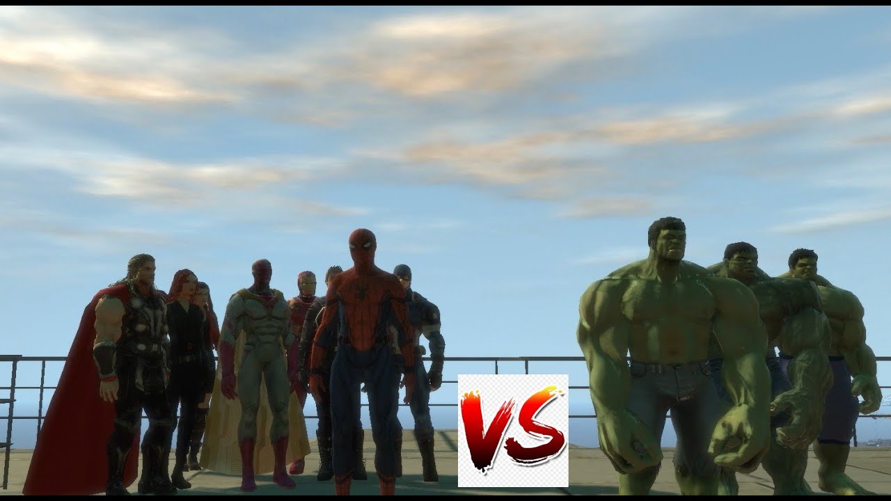 Avengers VS Hulk Army