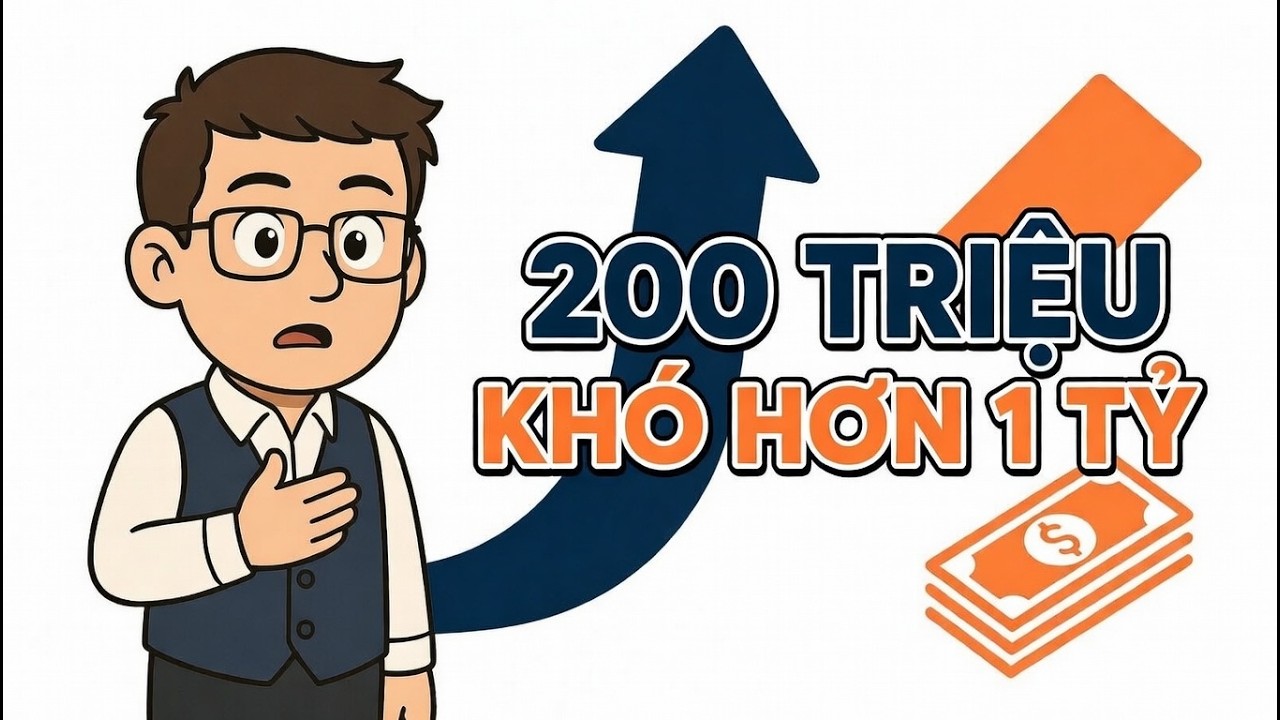 200 TRIỆU ĐẦU TIÊN QUAN TRỌNG HƠN 800 TRIỆU TIẾP THEO | Chứng khoán bình dân VDASI