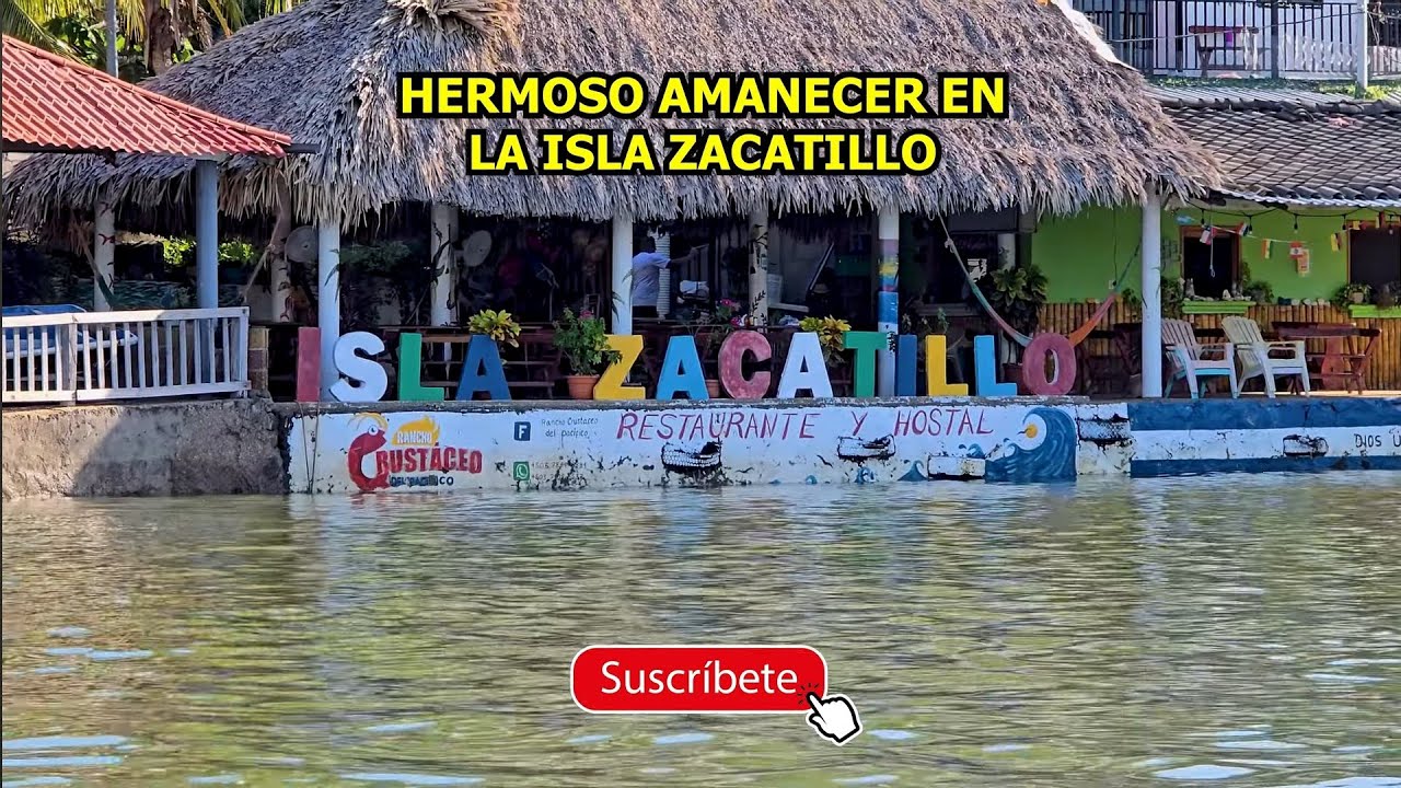 La Isla Zacatillo En La Unión, El SALVADOR, Hermoso Amanecer. Parte 2.