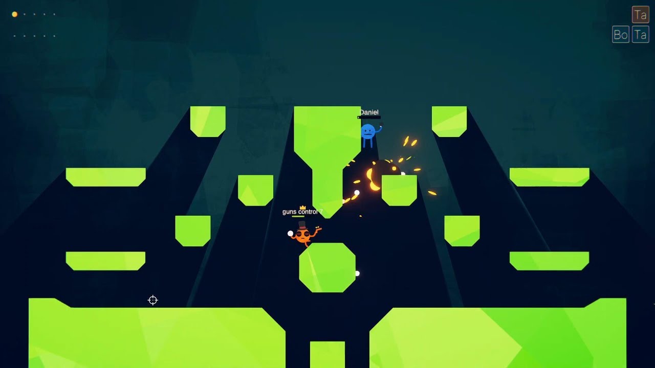 Playing a game called rounds with my friend