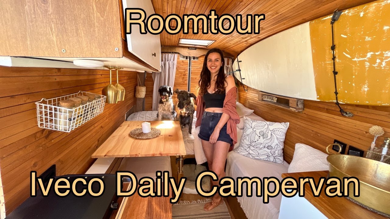 Lina lebt alleine in ihrem Van I ROOMTOUR Iveco Daily Campervan