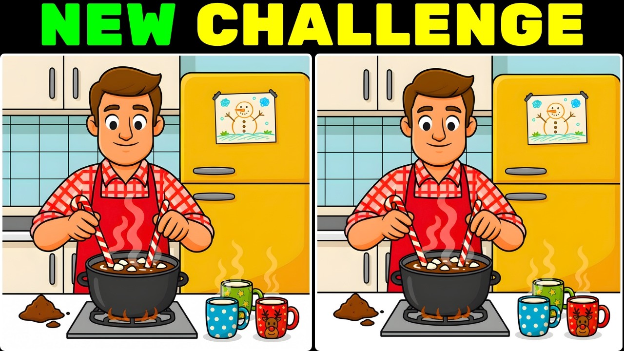 Spot the Differences | Can YOU Find Them All 👁️🔥 #spotthedifference #findthedifference