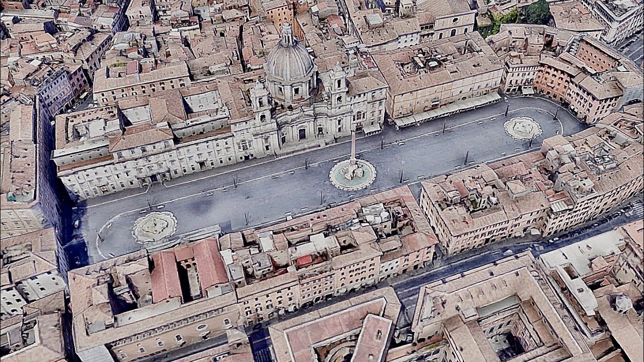 Piazza Navona, Roma. El lugar donde martirizaron a Santa In&eacute;s