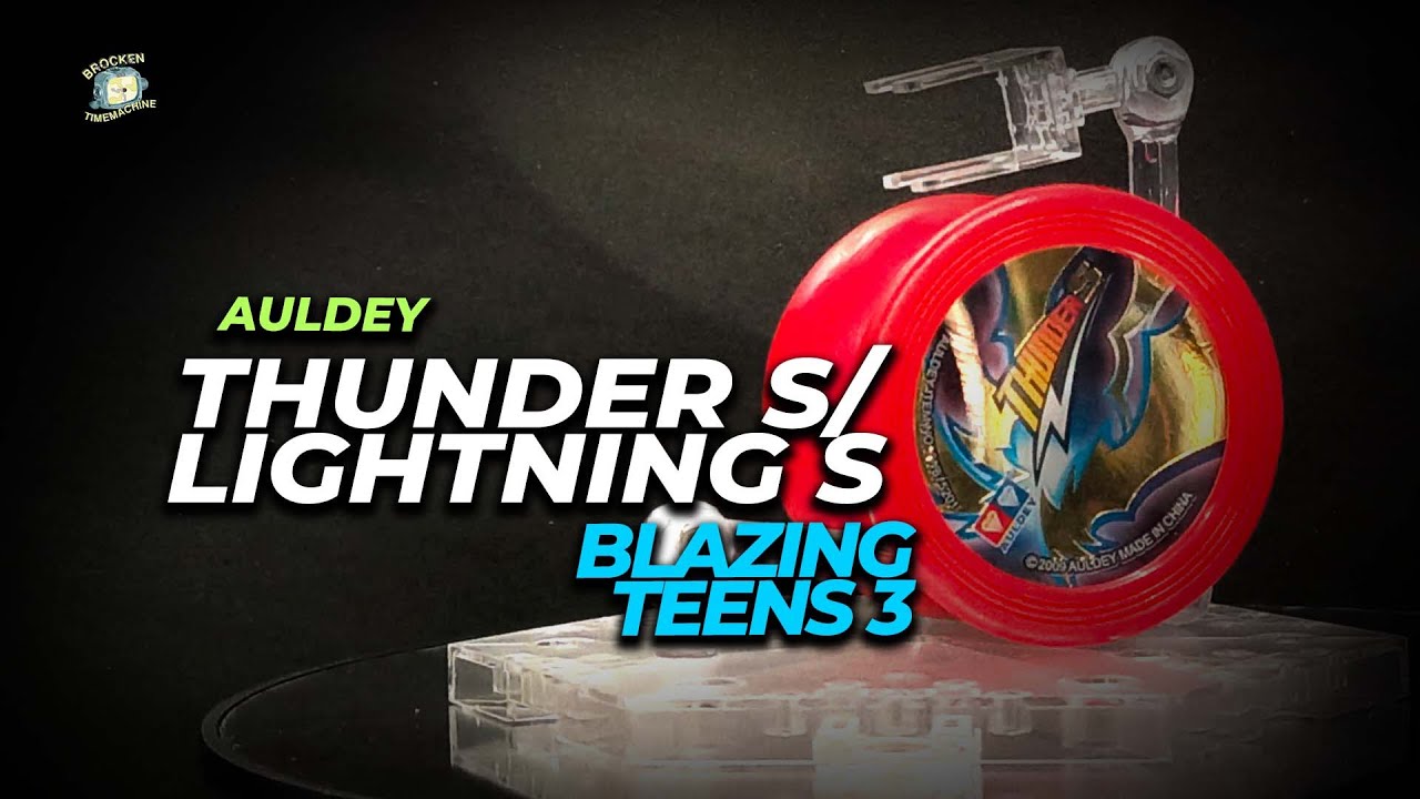 Unboxing and test - Thunder S / Lightning S Yoyo From Blazing Teens season 3 by Auldey