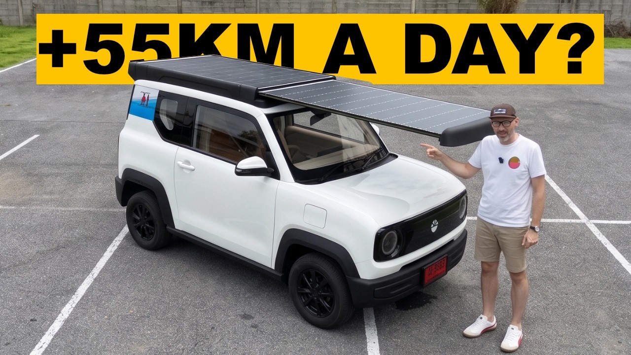 это самый дешевый СОЛНЕЧНЫЙ АВТОМОБИЛЬ в мире