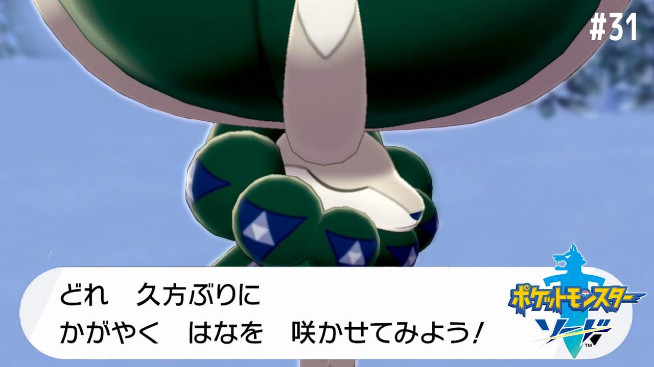 どうやって！？頭から花生える！？【ポケモン剣盾】【冠の雪原】#31