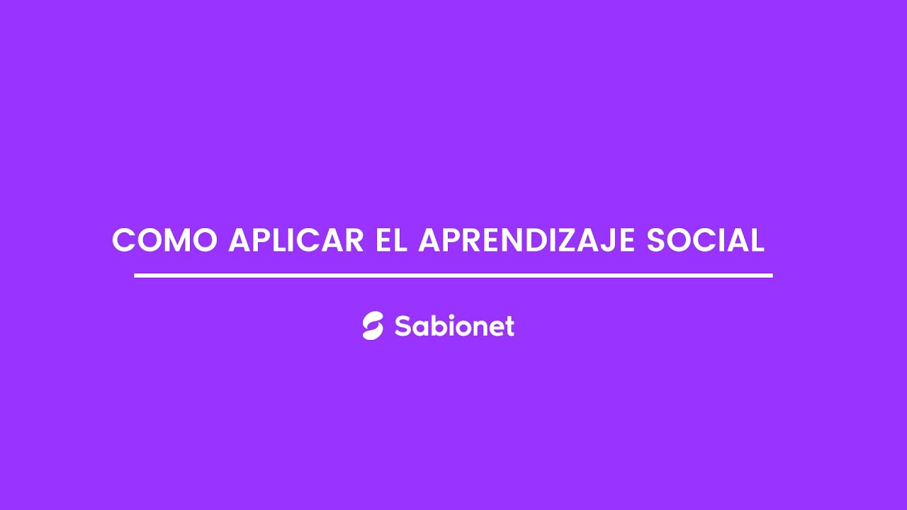 ¿Cómo implementar el aprendizaje social en Sabionet?