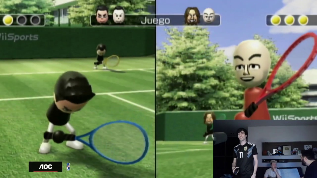 IBAI Y REVEN vs ANDER Y BARBE Juegan TENIS | Wii Sports