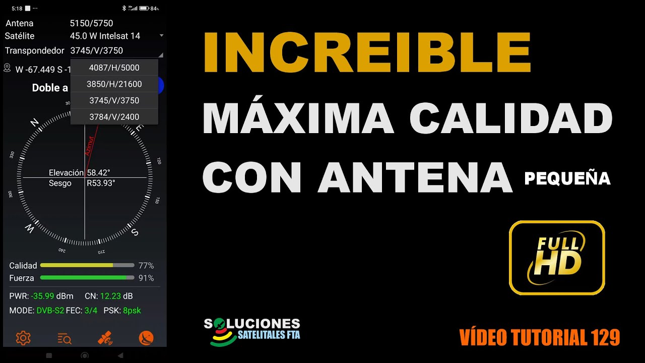 INTELSAT 14 (45W) | El satelite más apuntado en el 2025 en Banda C