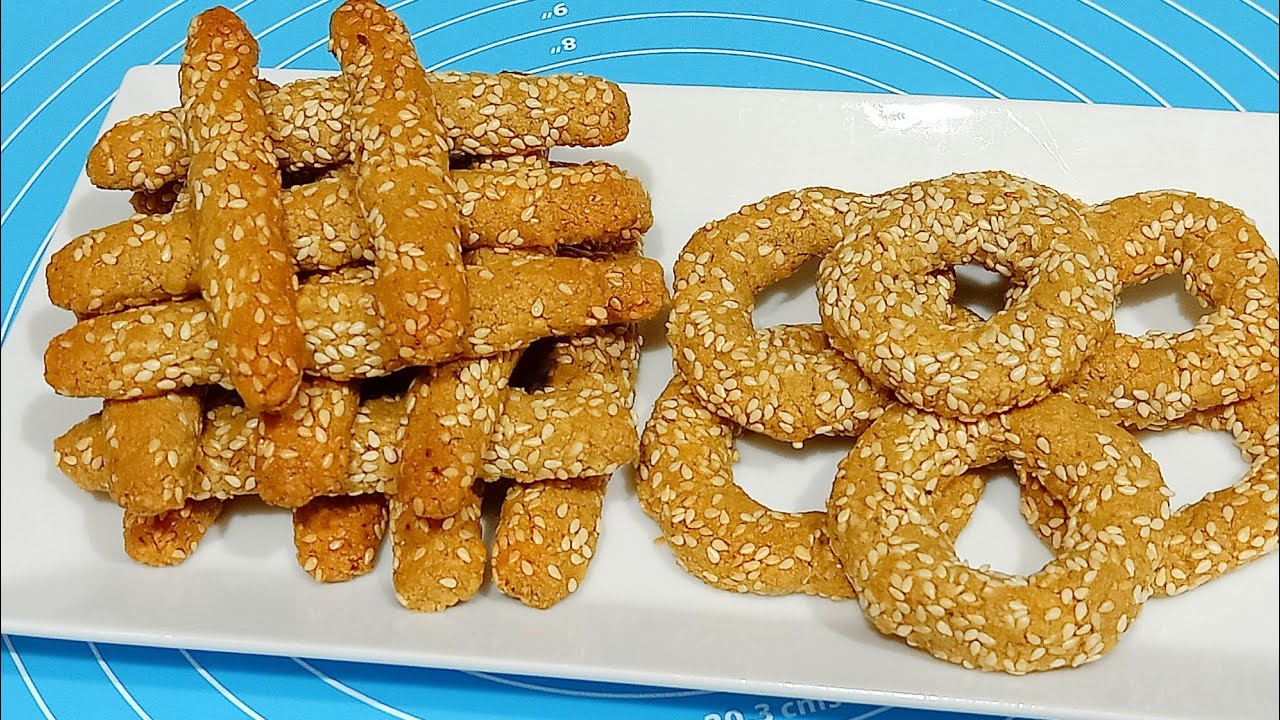 مقرمشات الكيتو/ بالسمسم فقط  بدون دقيق لوز أو سيليوم من Amal Hussein Diet 💝