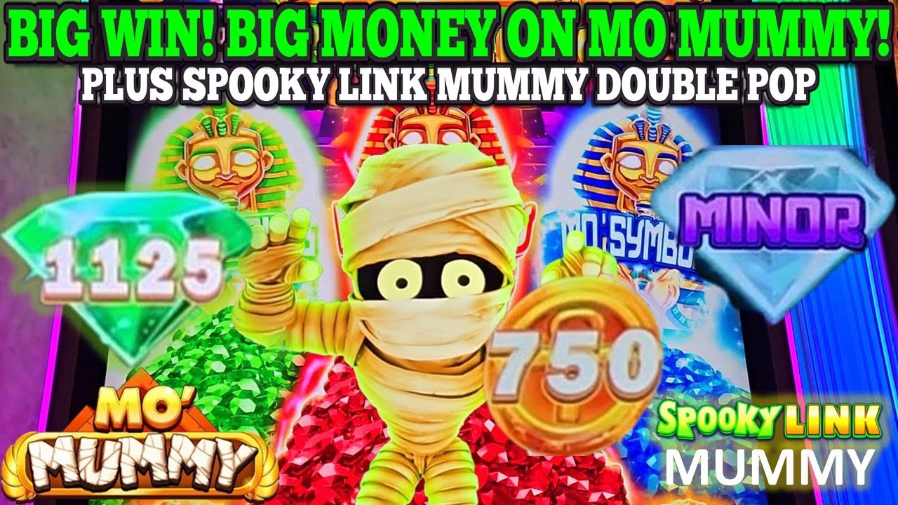 КРУПНЫЙ ВЫИГРЫШ! БОЛЬШИЕ ДЕНЬГИ НА СЛОТЕ MO MUMMY И БОНУС DOUBLE POP НА СЛОТЕ SPOOKY LINK MUMMY |...