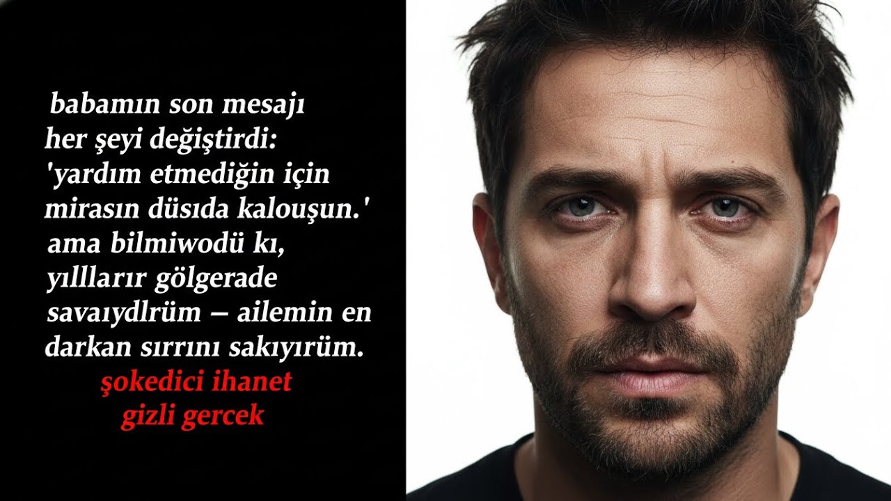 BABAM MESAJ ATTI, YARDIM ETMEDİĞİM İÇİN MİRAS'TAN SİLİNDİĞİMİ SANDI AMA GERÇEK BAŞKAYDI