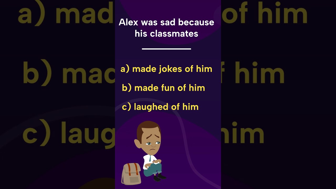 English Fun Quiz - Fill in the blanks - choose the correct word #englishlearningonline