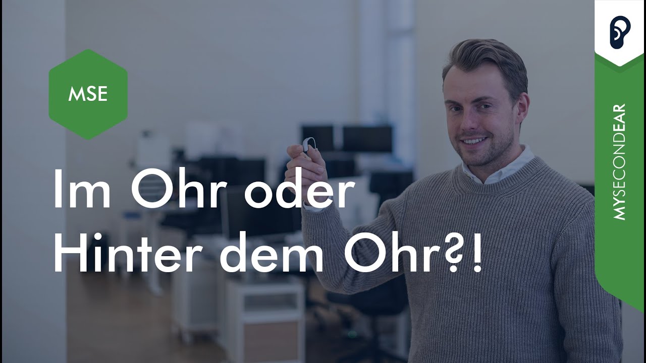 IM OHR oder HINTER DEM OHR H&Ouml;RGER&Auml;T? Welcher Typ passt zu mir?