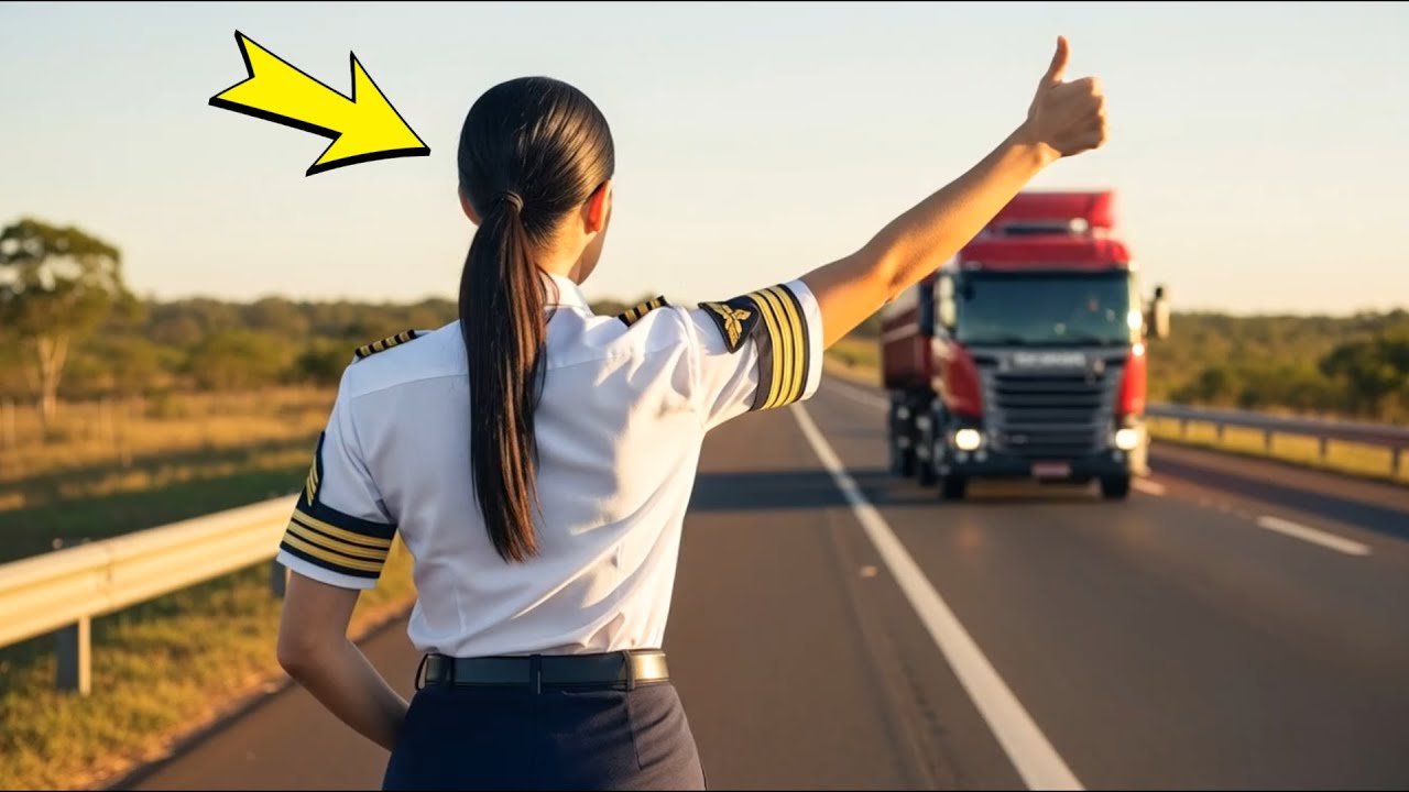 CAMINHONEIRO CASADO DEU CARONA PARA JOVEM PILOTA DE AVIÃO... E OS DOIS SE APAIXONARAM!
