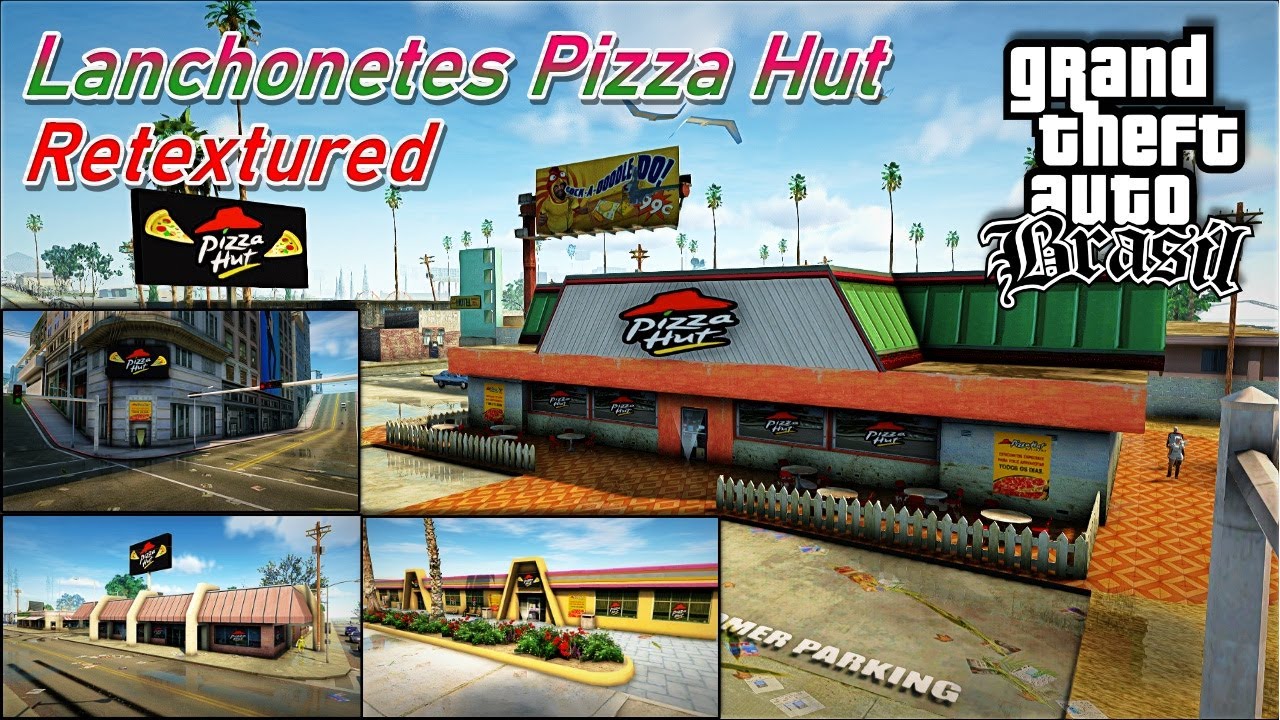 NOVO MAPA PIZZARIAS HUT v1.0 PARA GTA SA REMASTERED FULL 4K 60FPS!