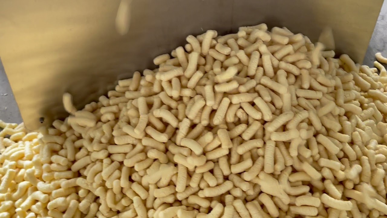 Jinan Eagle queso ma&iacute;z hojaldre chips stick cheetos alimentos m&aacute;quina extrusora de doble tornillo