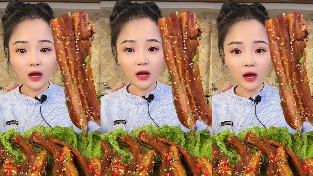 ASMR CHINESE MUKBANG FOOD EATING SHOW | Xiao Yu Mukbang 148