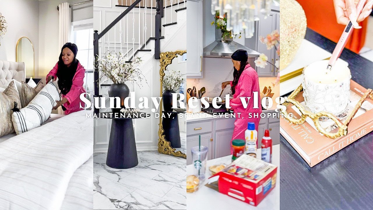 SUNDAY RESET VLOG : PRODUCTIVE DAY, CLEANING, ORGANIZING & MORE | OMABELLETV