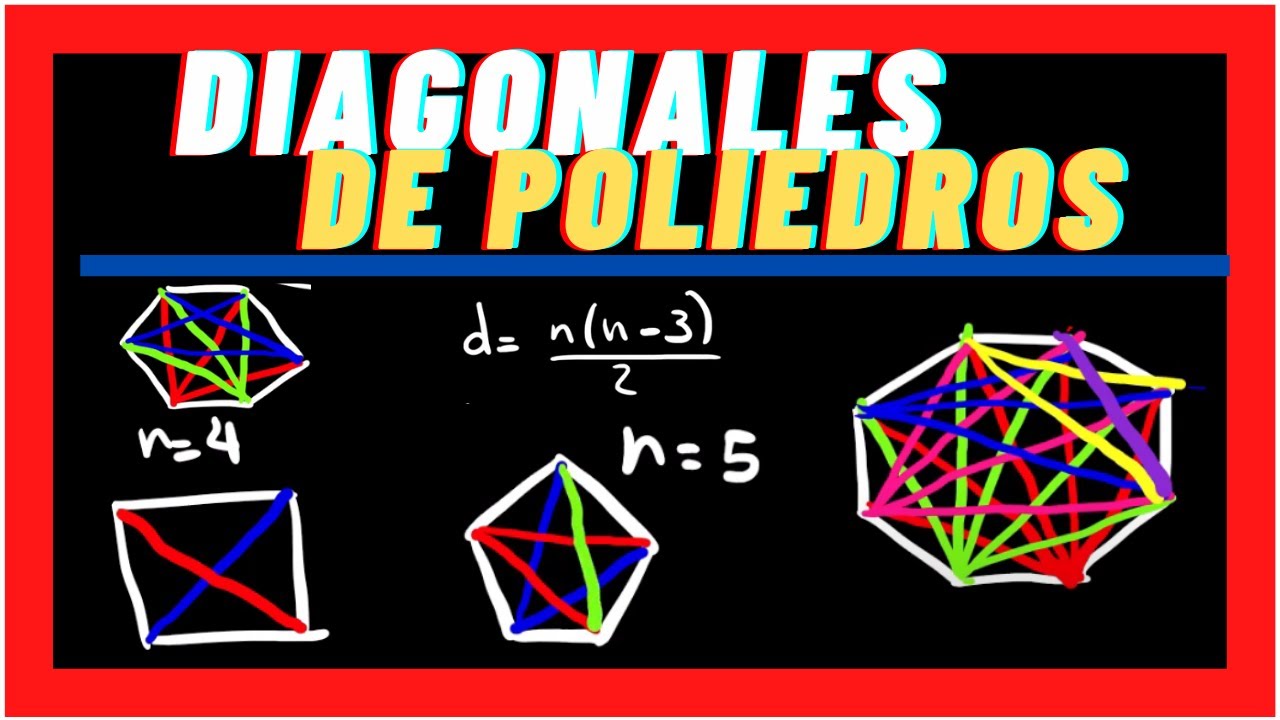 Calcular las diagonales de cualquier polígono | 💥 GEOMETRÍA 💥