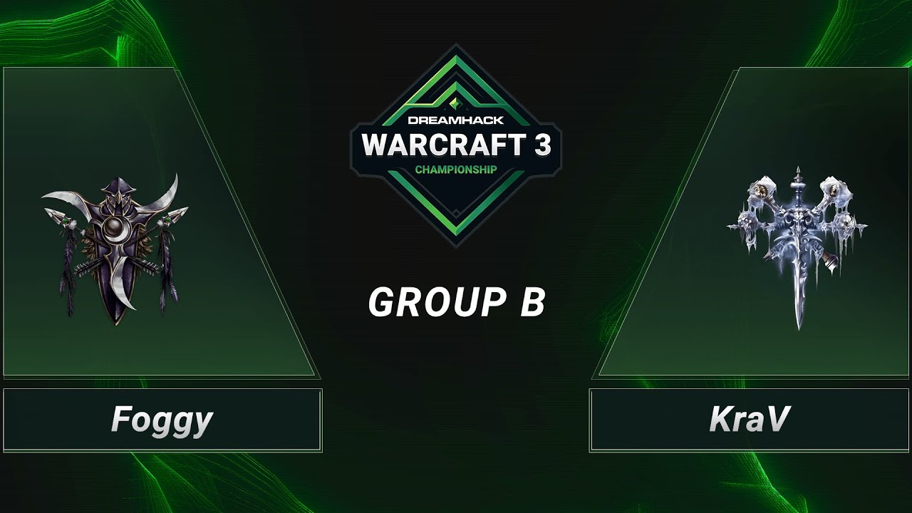 WC3 - Foggy vs. KraV - Group B - DH 2020 Regional Championship - Europe