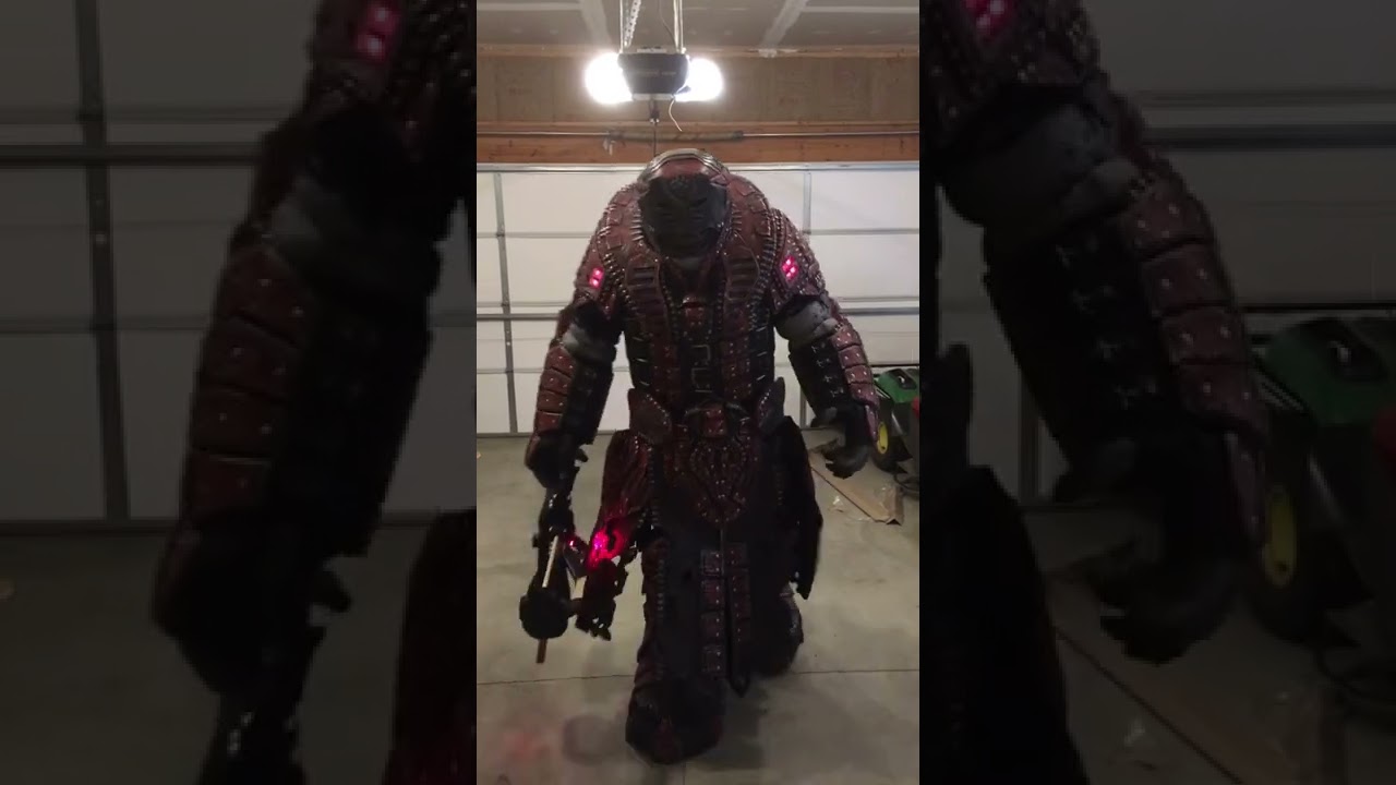 Gears of War Cosplay - Theron Guard (movement test) #gearsofwar #cosplay #cosplayarmor #shorts