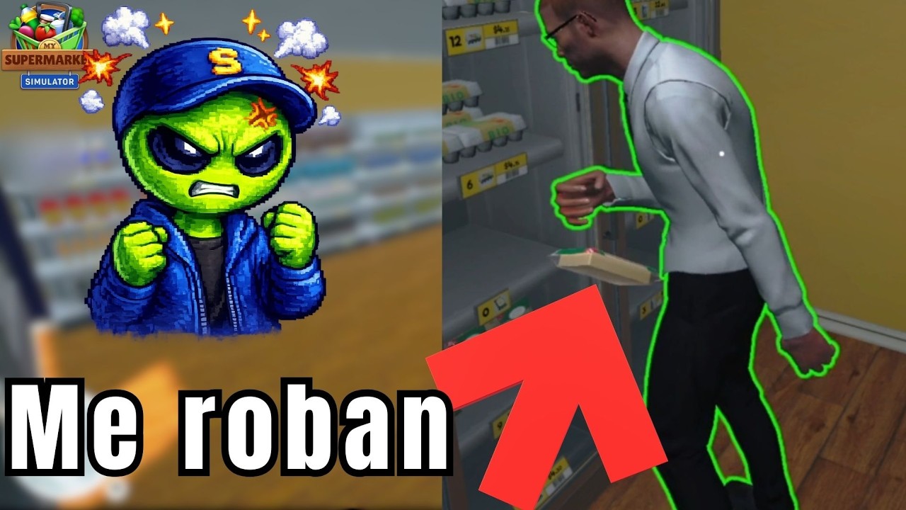 Abrí mi supermercado… y empezaron a robarme todo #supermarketsimulator