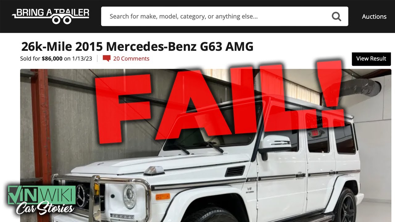 The G63 shill bidding FAIL (Banned Forever!)
