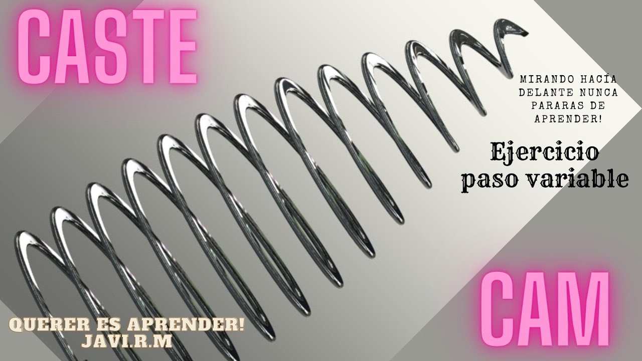 Clase 6. SolidWorks hélice espiral paso variable