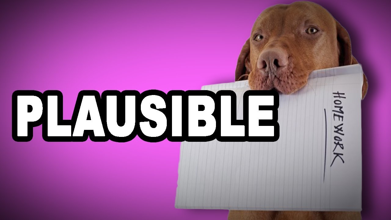 Learn English Words: PLAUSIBLE - Meaning, Vocabulary with Pictures and Examples