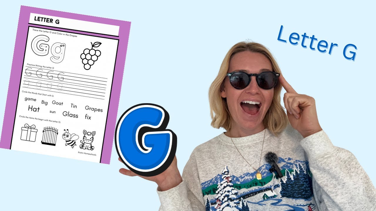 Letter G- worksheet