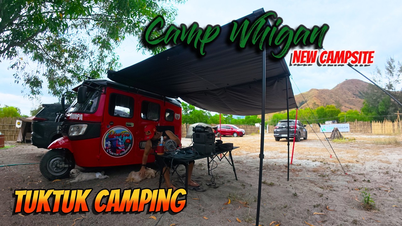 TUKTUK CAMPING WHERE ADVENTURE AWAITS AT CAMP WHIGAN | New Campsite Near Dapya River in Zambales