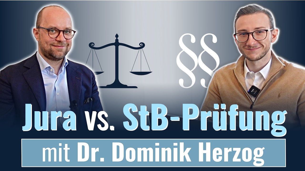 Jura vs. Steuerberaterprüfung mit Dr. Dominik Herzog - ESH Examensvorbereitung