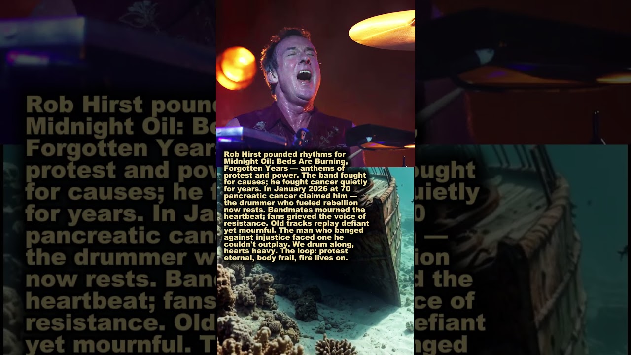 Midnight Oil drummer lost to pancreatic cancer—rebel beat silenced at 70 