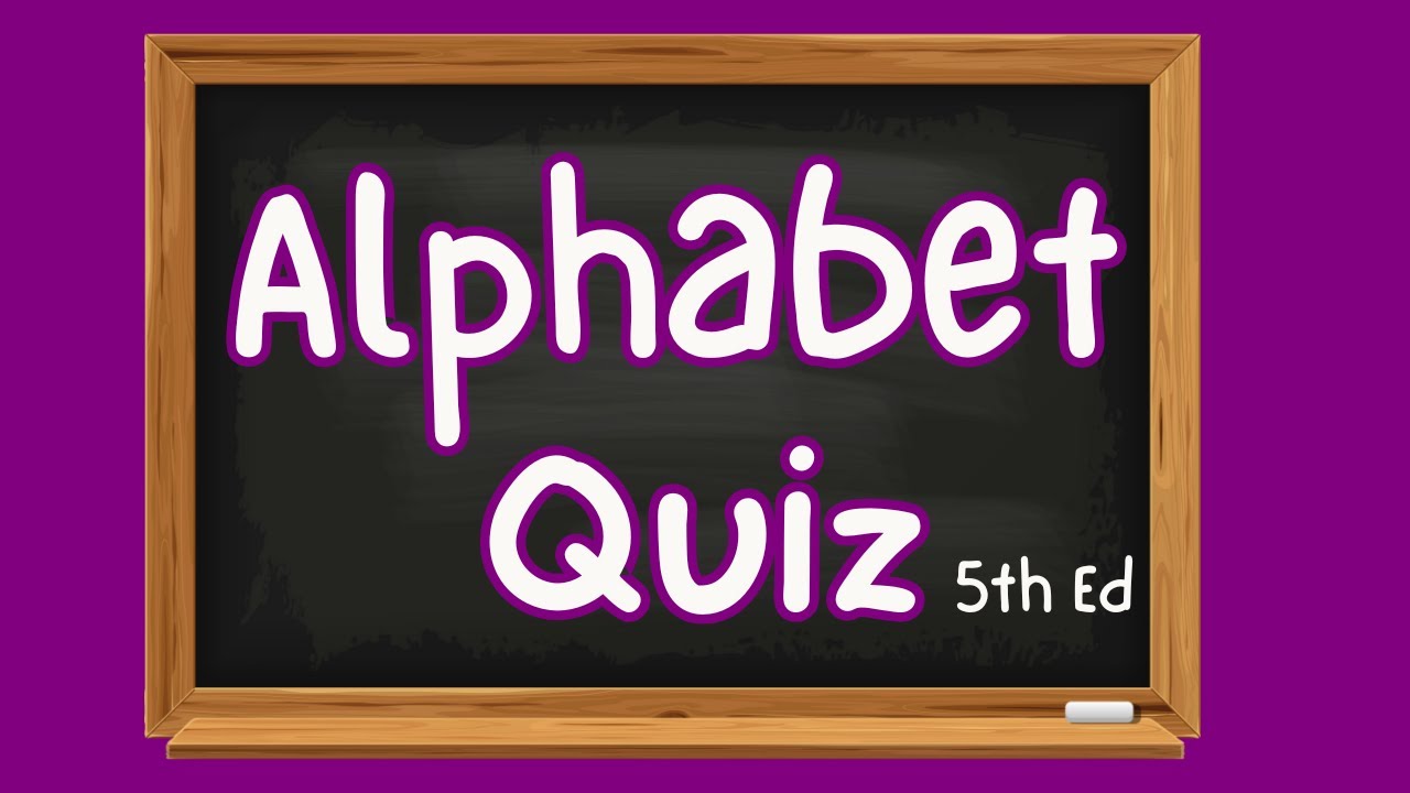 26 GENERAL KNOWLEDGE trivia questions with a twist | Alphabet Quiz Version 5