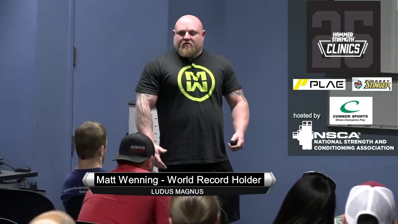 2017 West Regional Elite Hammer Strength Clinic - Matt Wenning | NSCA.com