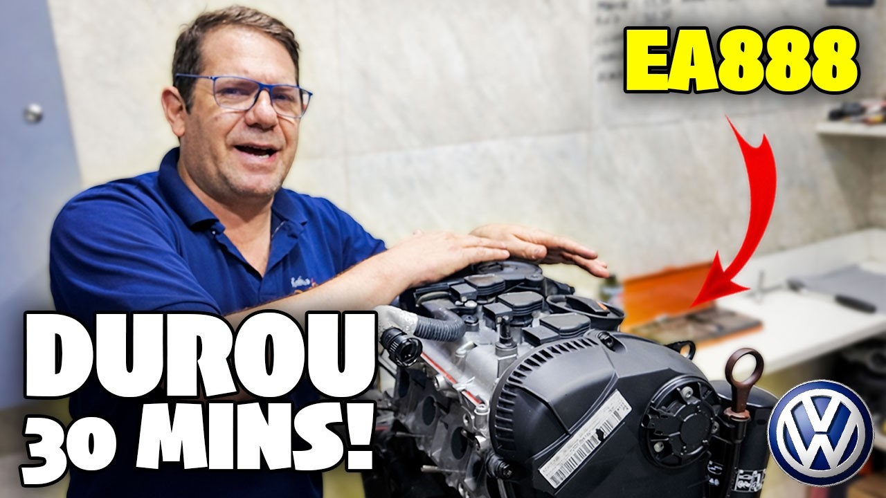 ESSE MOTOR EA888 FUNCIONOU APENAS 30 MIN E FUNDIU!! O QUE SERÁ QUE ACONTECEU?! 😱