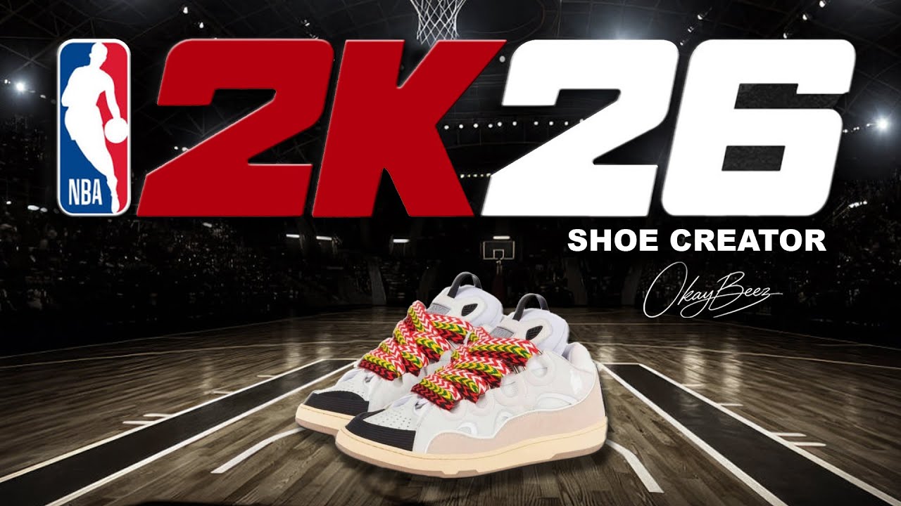 NBA 2K26 Shoe Creator - How to make Lanvin Leather Curb 'White'