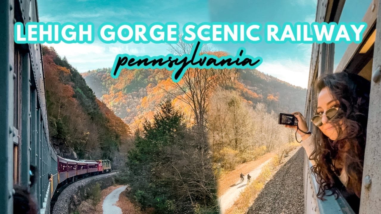 SCENIC FALL FOLIAGE TRAIN RIDE | JIM THORPE, PENNSYLVANIA