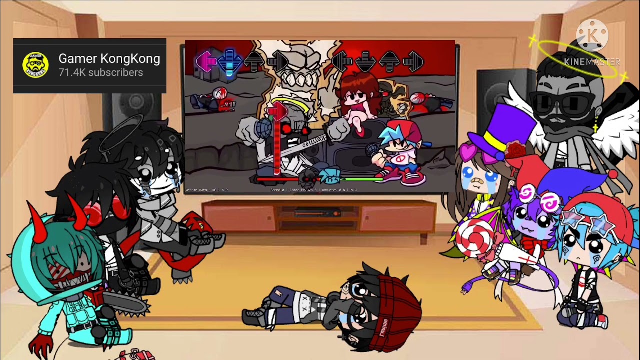 Fandoms React to Madness Combat Fnf Mods Part 3/3 (Gacha Club)