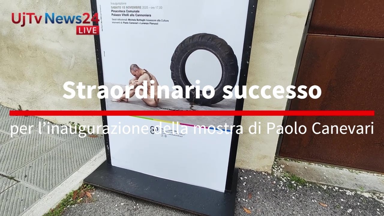 Straordinario successo per l&rsquo;inaugurazione della mostra di Paolo Canevari